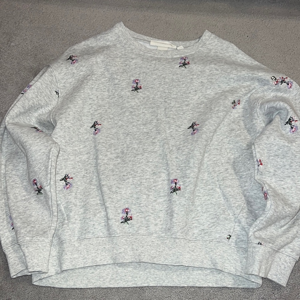 H&M Floral Sweatshirt